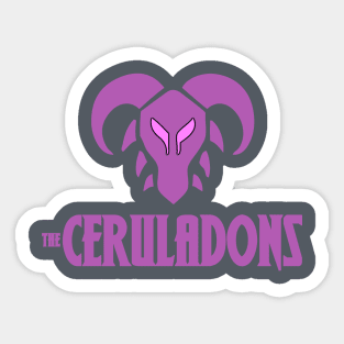 The Ceruladons Mask of the Ceebah Nahala - Pink Sticker